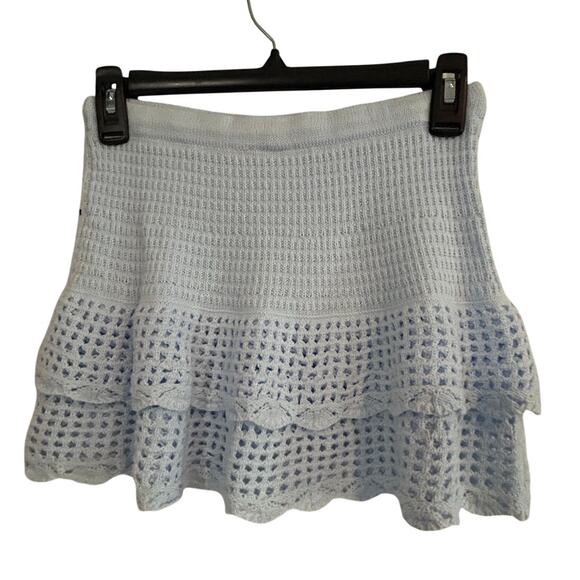 WILD FABLE NWT $24 Crocheted Tiered Mini Skirt - Picture 3 of 6